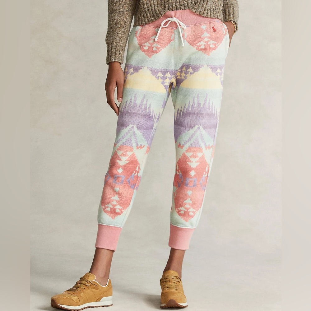 Ralph Lauren Pastel Patterned Joggers - Picture 7 of 16
